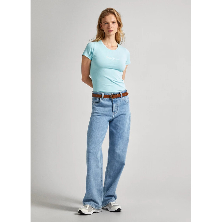 t-shirt femme  pepe jeans new virginia ss n