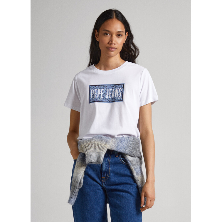t-shirt femme  pepe jeans cat