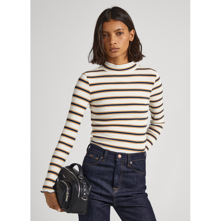 t-shirt femme  pepe jeans cher stripes