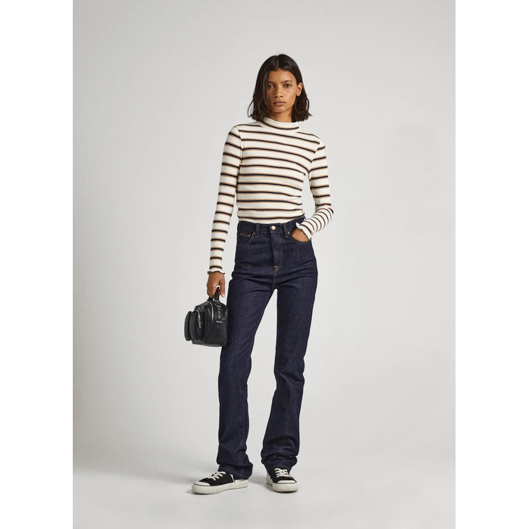 t-shirt femme  pepe jeans cher stripes