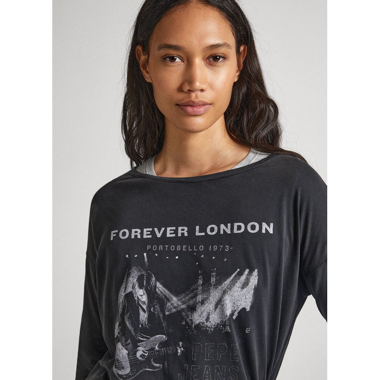 t-shirt femme  pepe jeans coralia