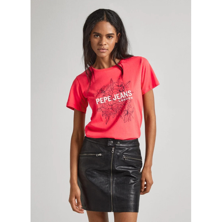 t-shirt femme  pepe jeans ines