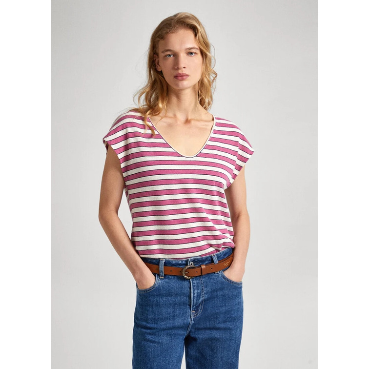 t-shirt femme  pepe jeans khloe