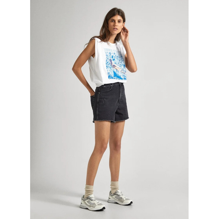 t-shirt femme  pepe jeans laenor