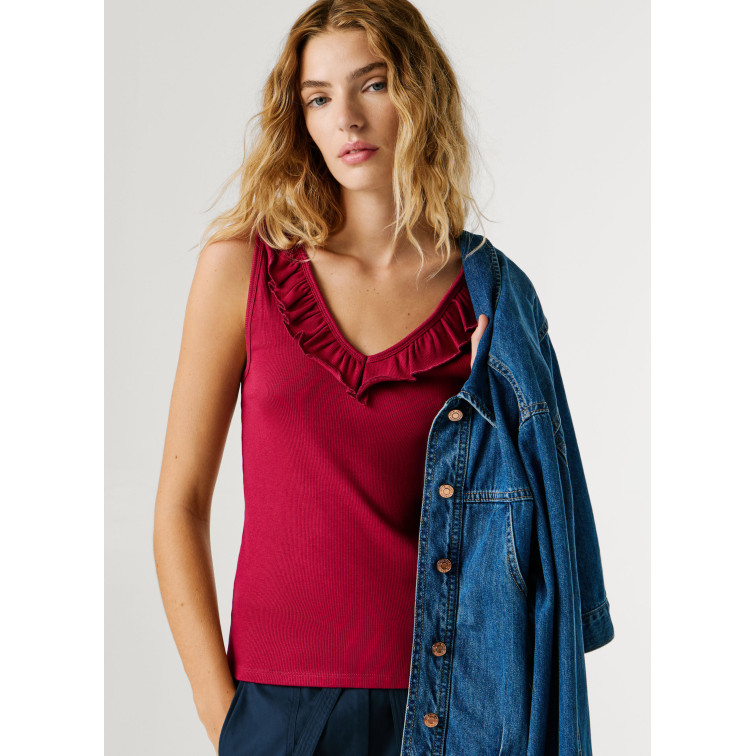 t-shirt femme  pepe jeans millie