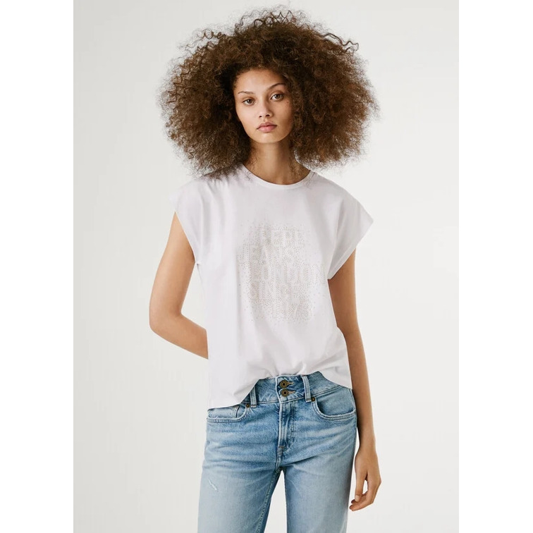 t-shirt femme  pepe jeans aza