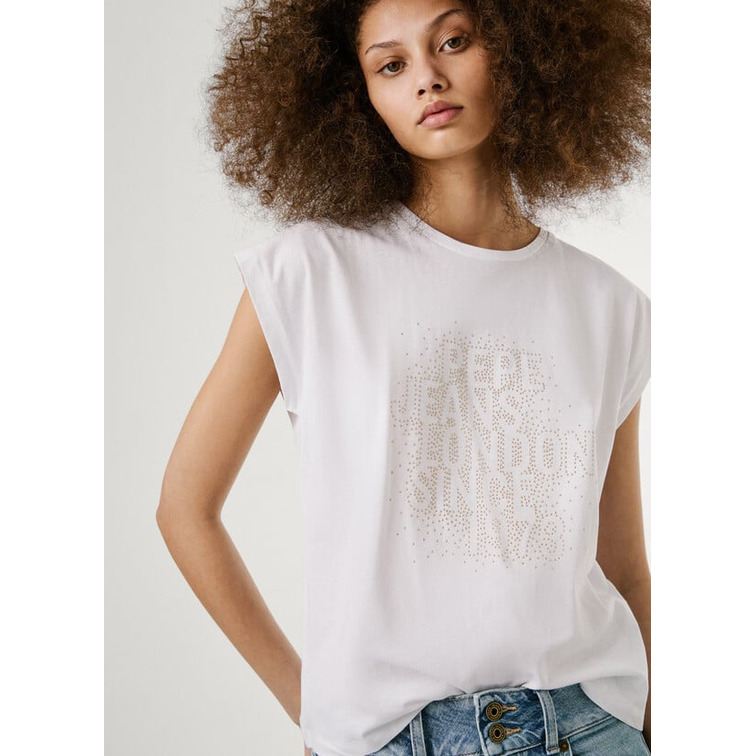t-shirt femme  pepe jeans aza