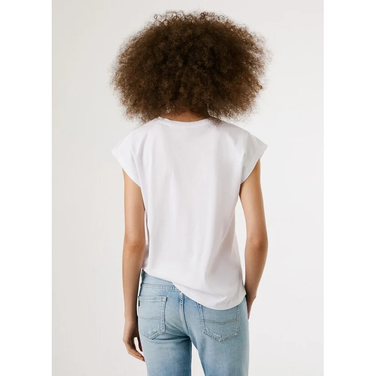 t-shirt femme  pepe jeans aza