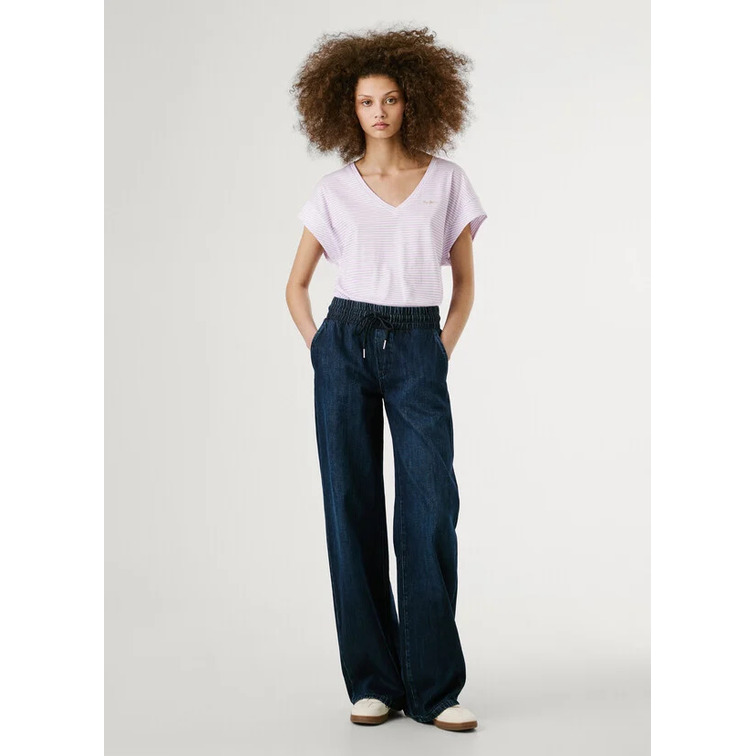 t-shirt femme  pepe jeans andy
