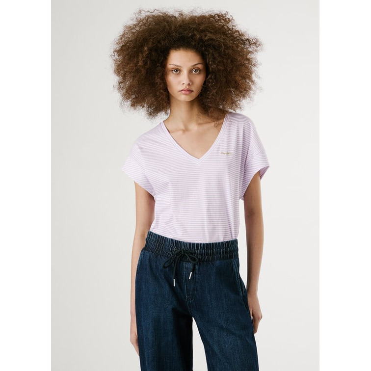 t-shirt femme  pepe jeans andy