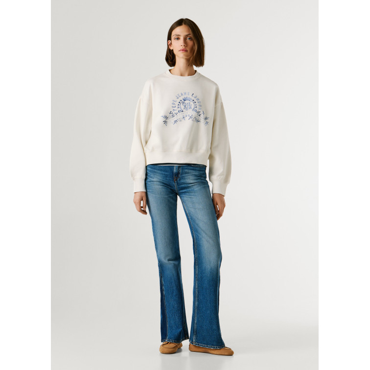 sweat-shirt femme  pepe jeans malvec