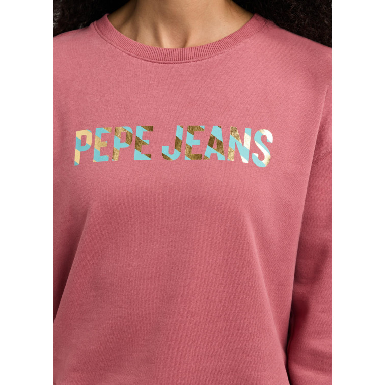 sweat-shirt femme  pepe jeans celeste