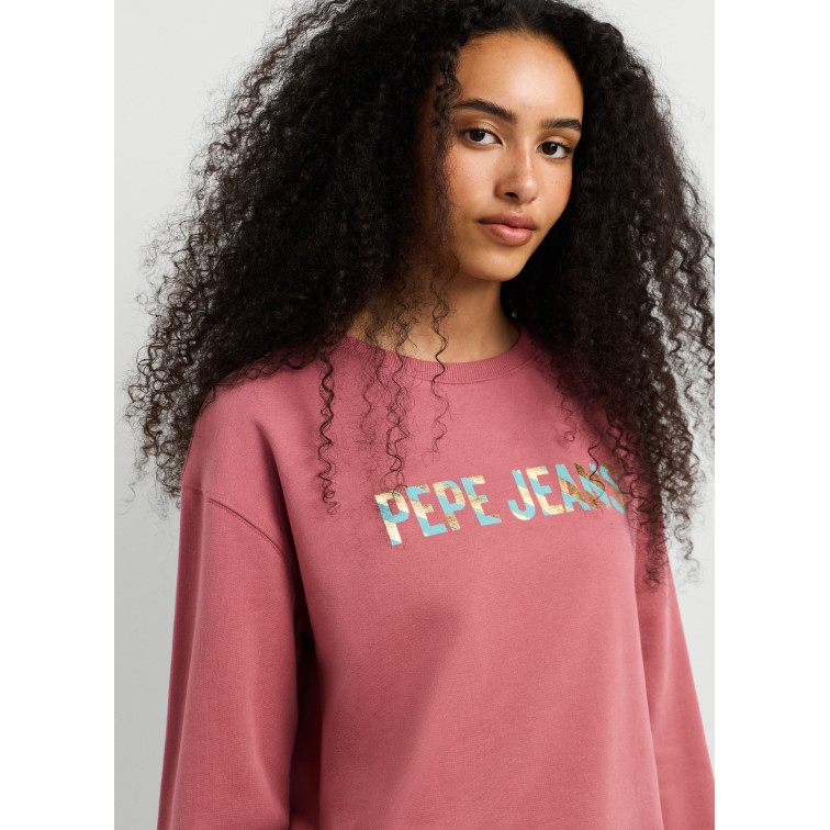 sweat-shirt femme  pepe jeans celeste