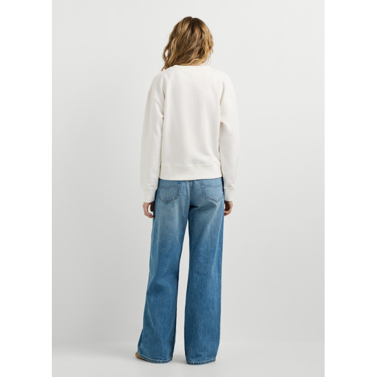 sweat-shirt femme  pepe jeans celeste