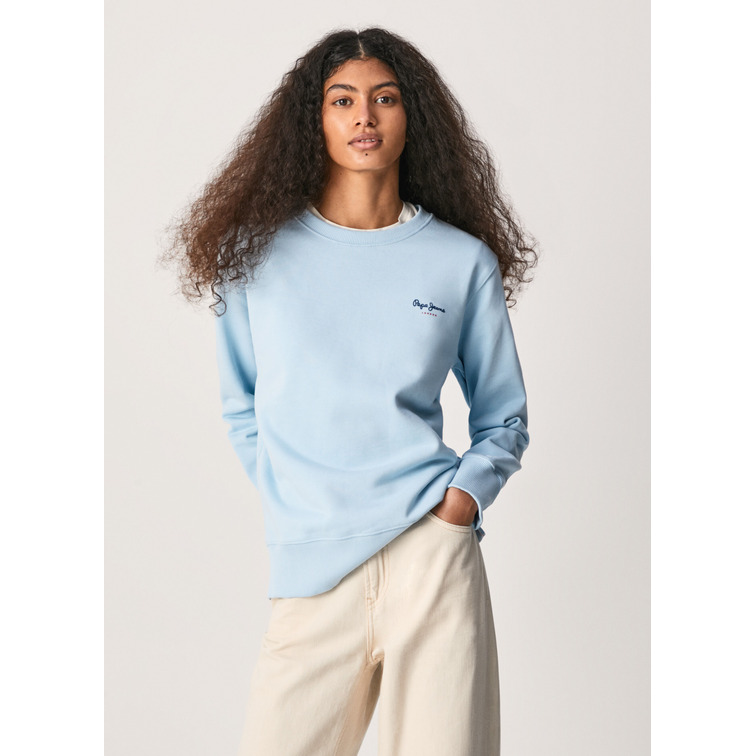 sweat-shirt femme  pepe jeans calista crew