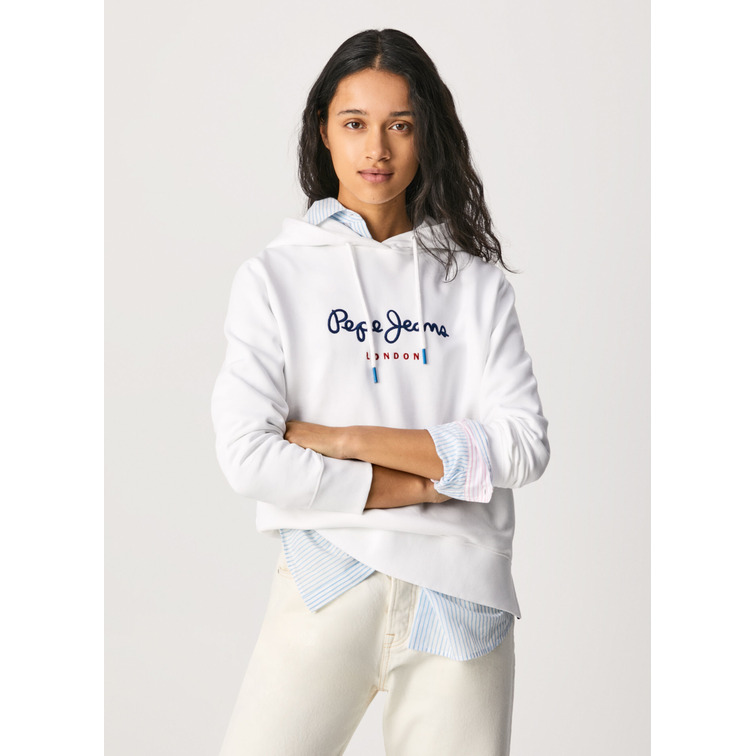 sweat-shirt femme  pepe jeans calista hoodie