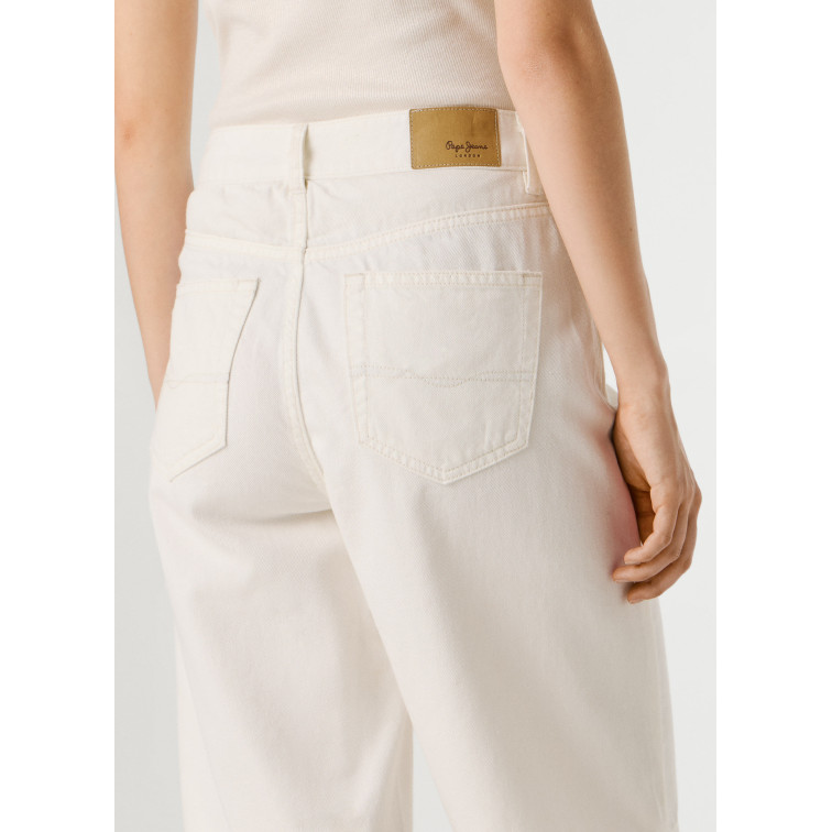 le short femme  pepe jeans relaxed bermuda uhw lexa
