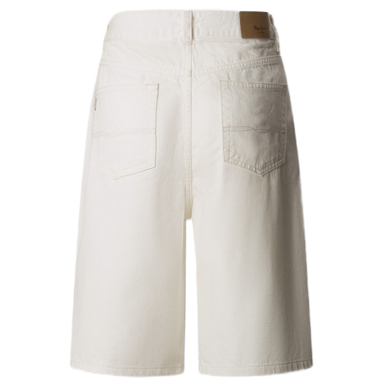 le short femme  pepe jeans relaxed bermuda uhw lexa