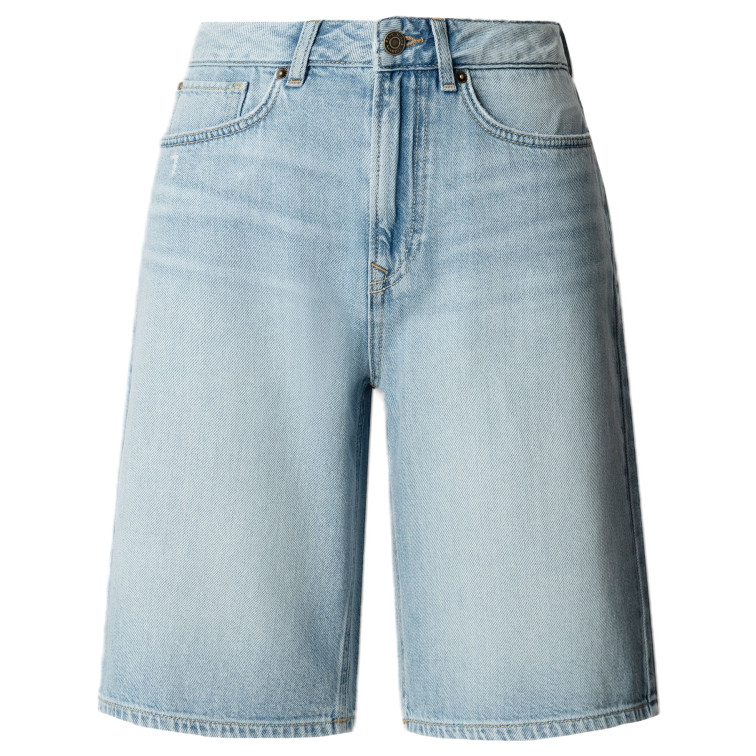 le short femme  pepe jeans relaxed bermuda uhw lexa