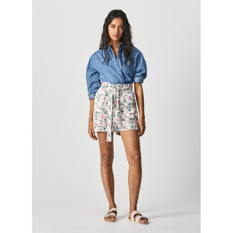 le short femme  pepe jeans leah