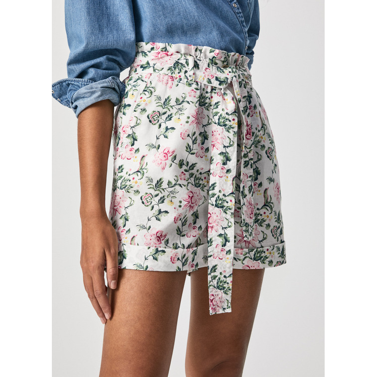 le short femme  pepe jeans leah