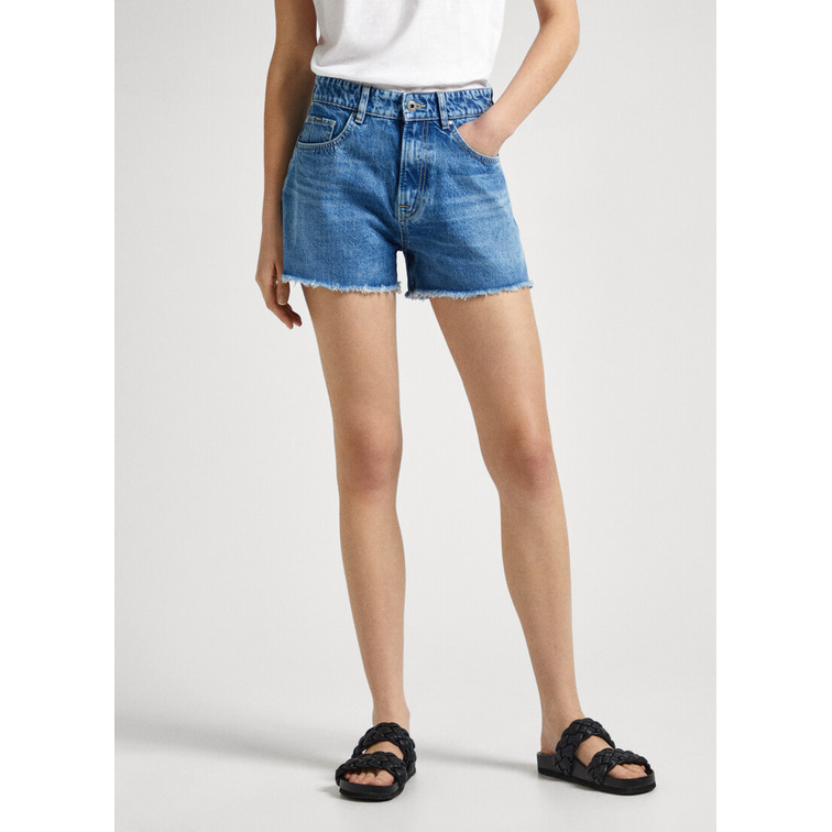 le short femme  pepe jeans a-line short hw