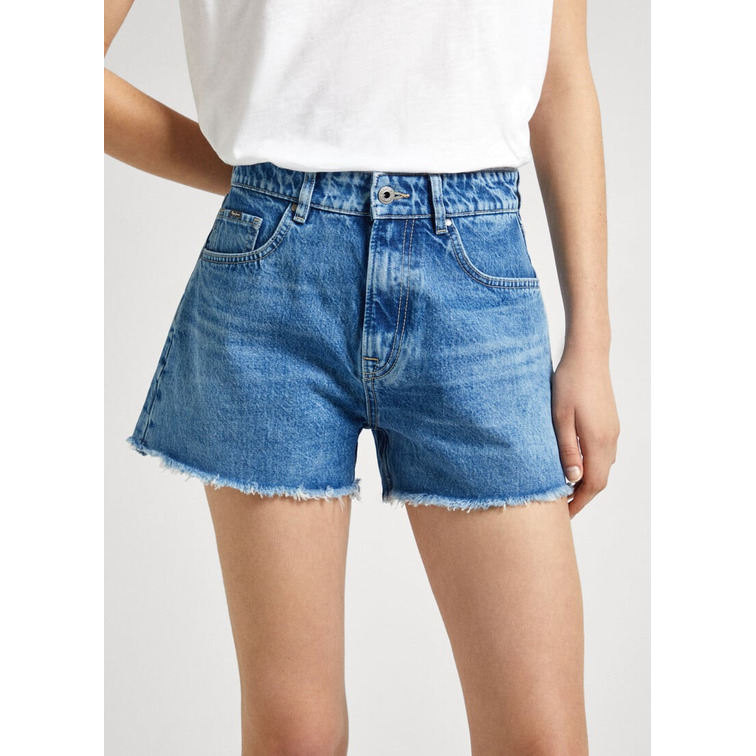 le short femme  pepe jeans a-line short hw