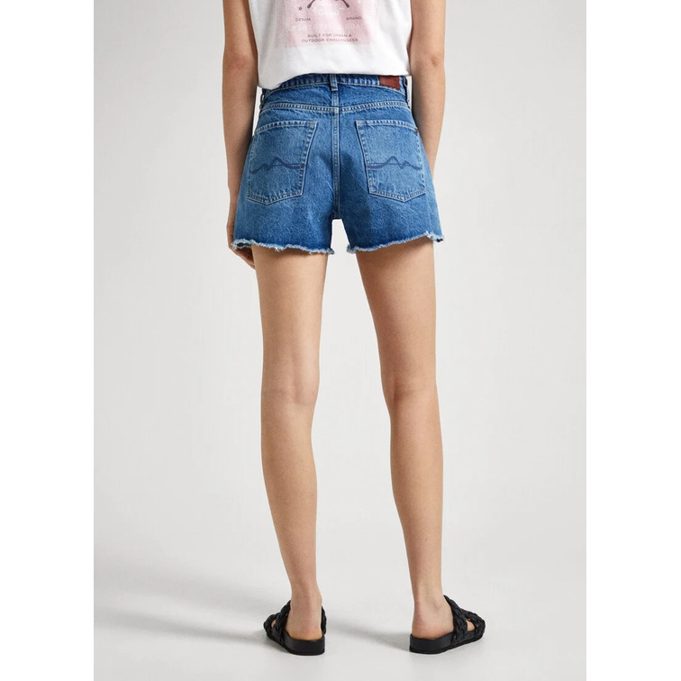 le short femme  pepe jeans a-line short hw