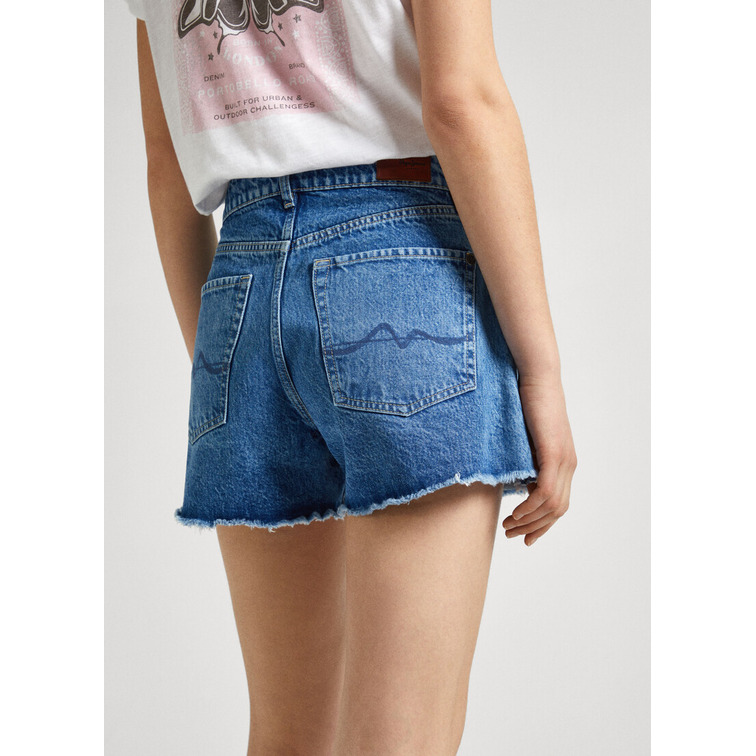 le short femme  pepe jeans a-line short hw