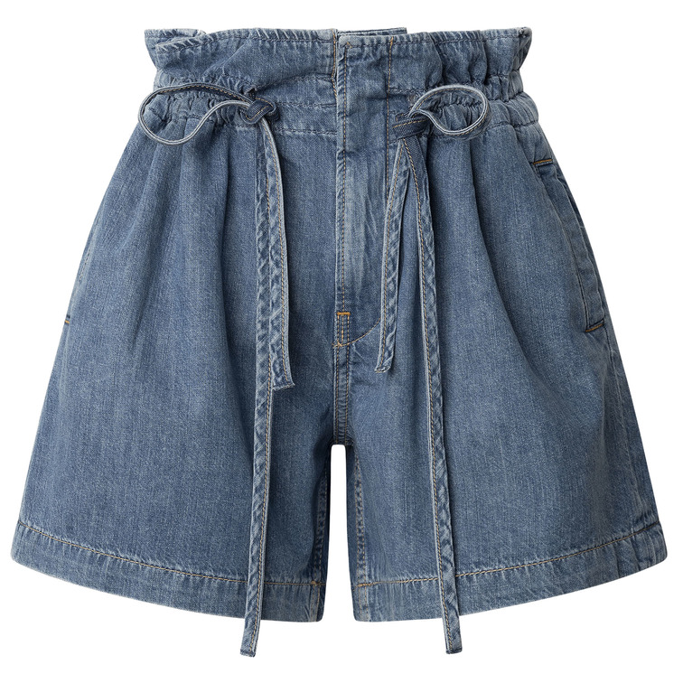 le short femme  pepe jeans a-line short uhw cinch