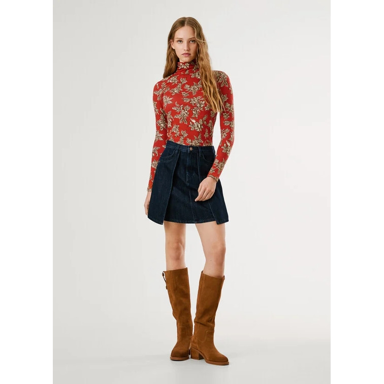 robe femme  pepe jeans mini skirt hw patch