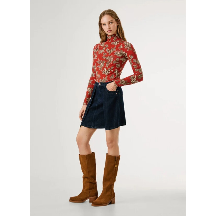 robe femme  pepe jeans mini skirt hw patch