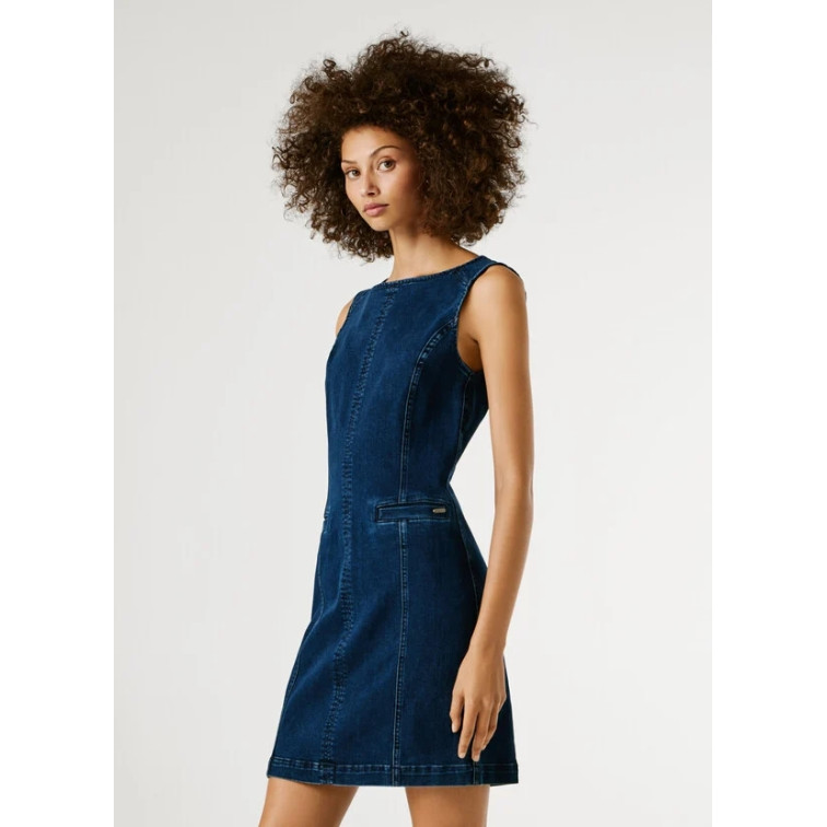 robe femme  pepe jeans contour shift dress kim
