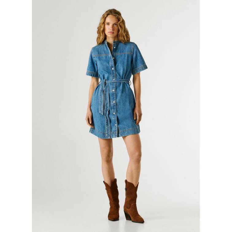 robe femme  pepe jeans denim dress victoria ss