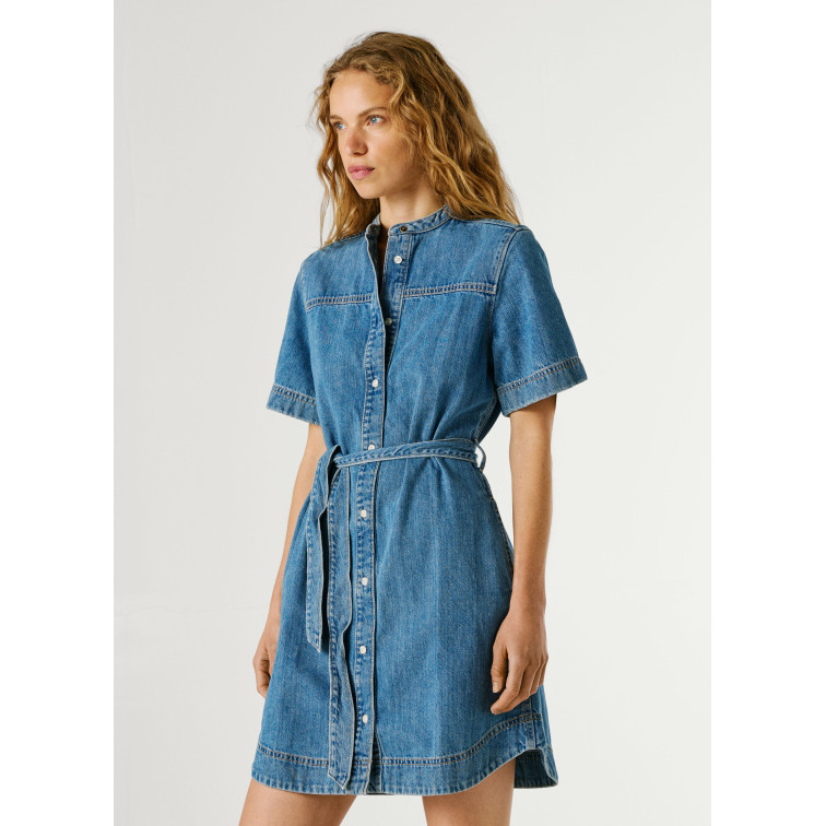 robe femme  pepe jeans denim dress victoria ss