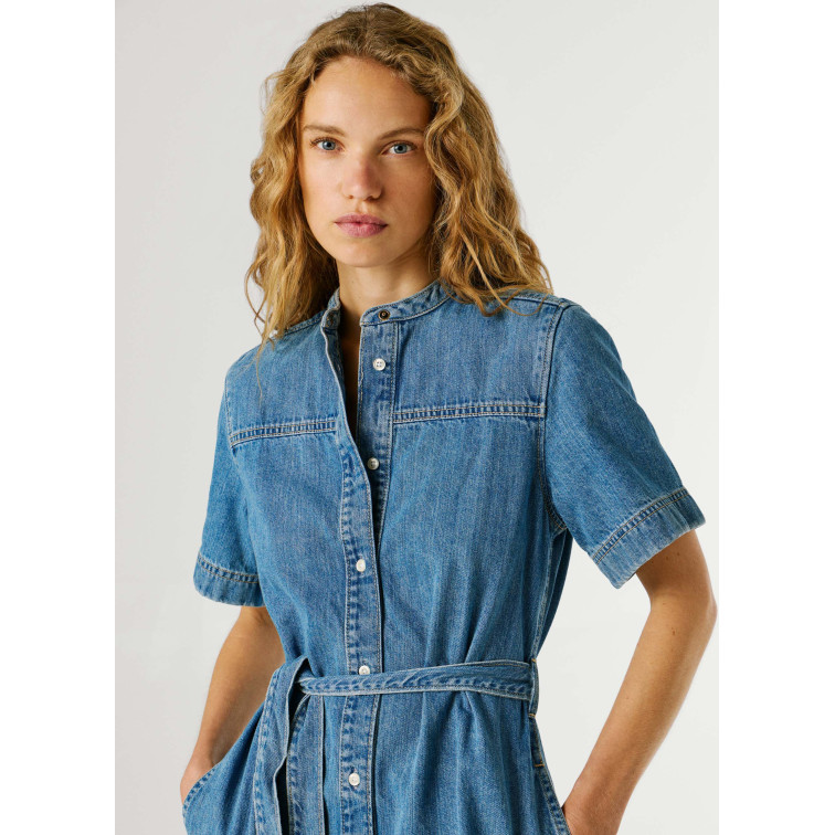 robe femme  pepe jeans denim dress victoria ss