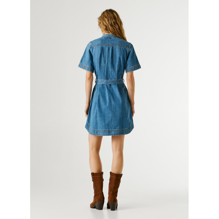 robe femme  pepe jeans denim dress victoria ss