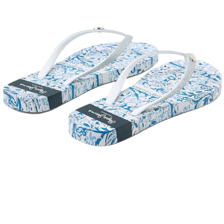 tongs imprimées femme pepe jeans rake