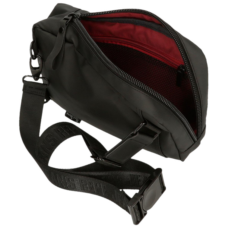  pepe jeans shou bag waist black ribbon