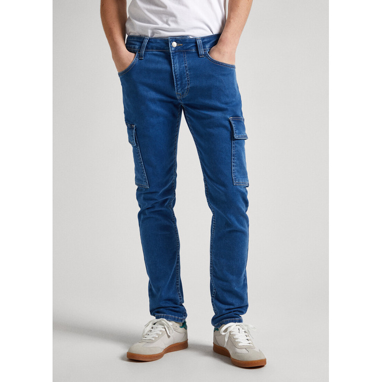 jeans homme  pepe jeans tapered jeans cargo
