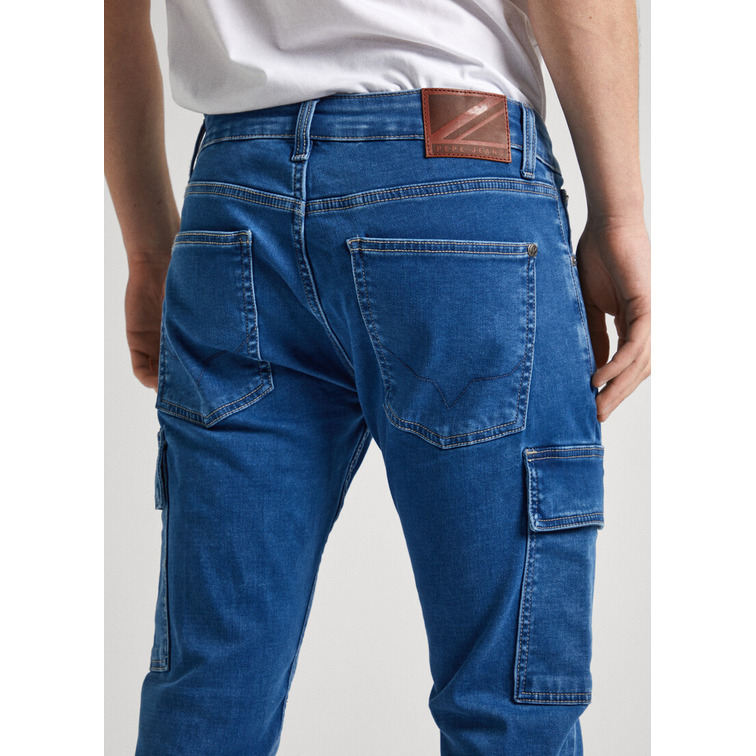 jeans homme  pepe jeans tapered jeans cargo