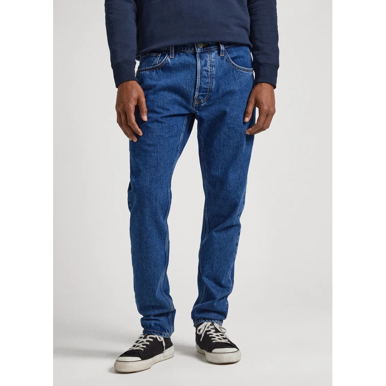 jeans homme  pepe jeans tapered jeans i love london