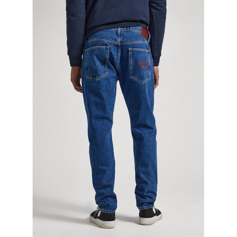 jeans homme  pepe jeans tapered jeans i love london
