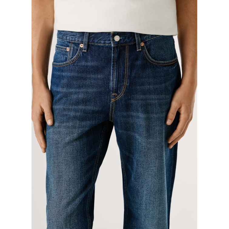 jeans homme  pepe jeans straight jeans byron fs midnig