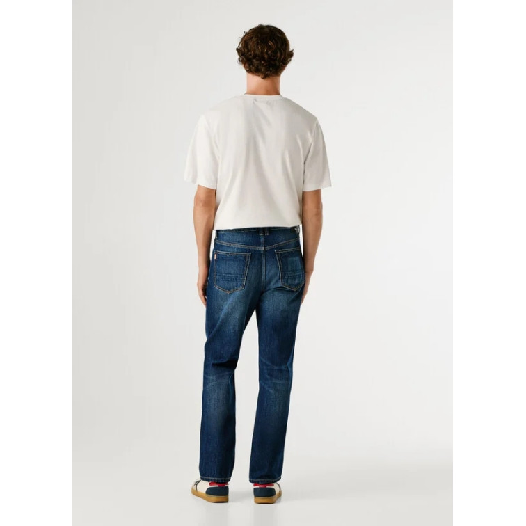 jeans homme  pepe jeans straight jeans byron fs midnig