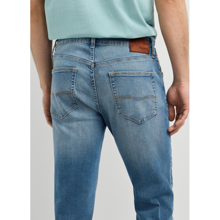jeans homme  pepe jeans tapered jeans stanley