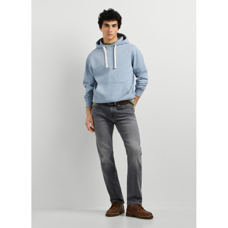 jeans homme  pepe jeans straight jeans cash brit grey