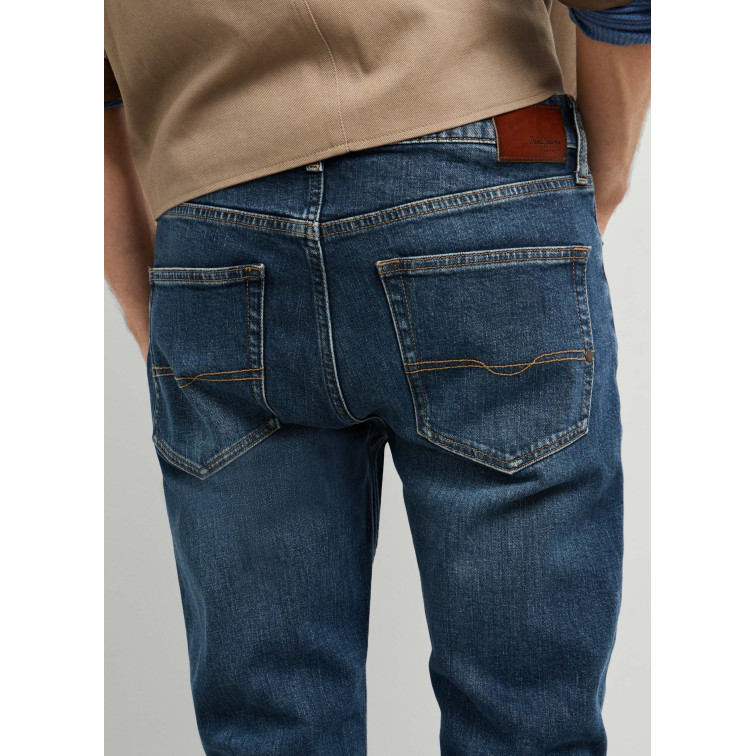 jeans homme  pepe jeans tapered jeans stanley