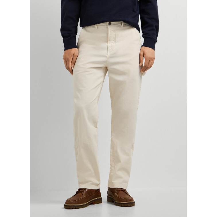 pantalon homme  pepe jeans relaxed washed carpenter canva