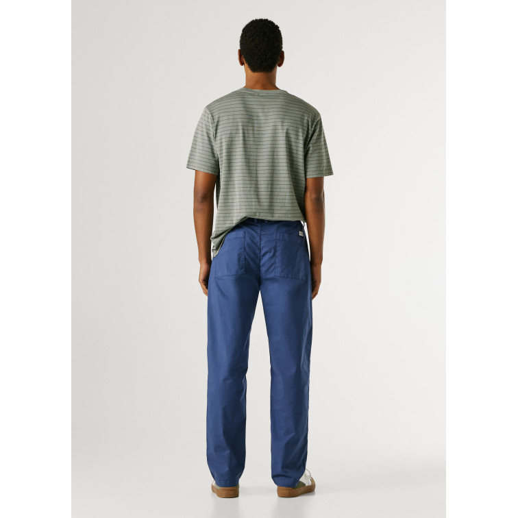 pantalon homme  pepe jeans relaxed loose poplin pant